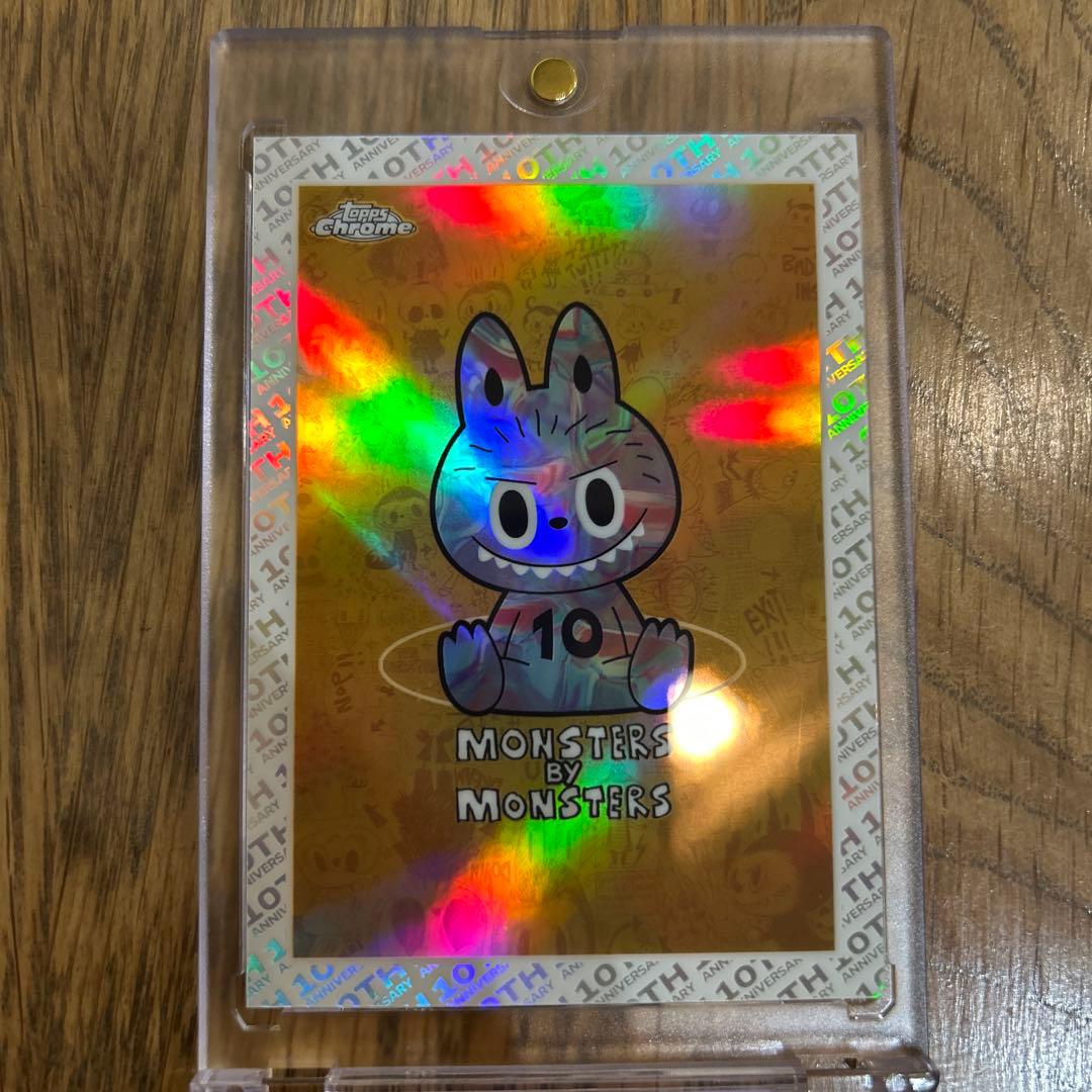 レア！topps chrome labubu リフラクター　10th セット