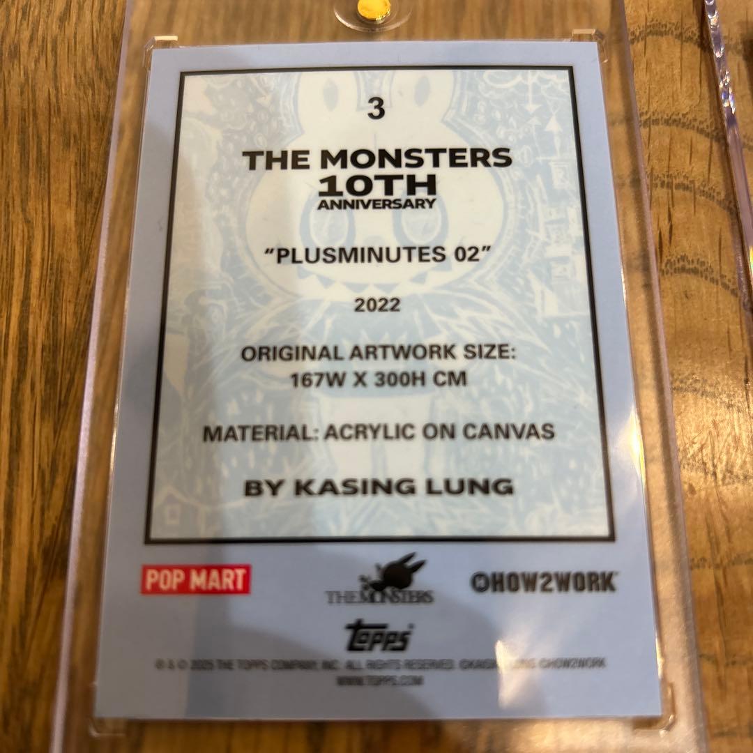 レア！topps chrome labubu リフラクター　10th セット