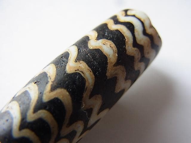 ☆C0401☆古代 (17) ガラスビーズ とんぼ玉 難あり イスラム 大粒管