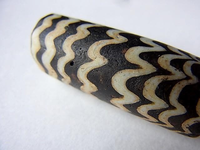 ☆C0401☆古代 (17) ガラスビーズ とんぼ玉 難あり イスラム 大粒管