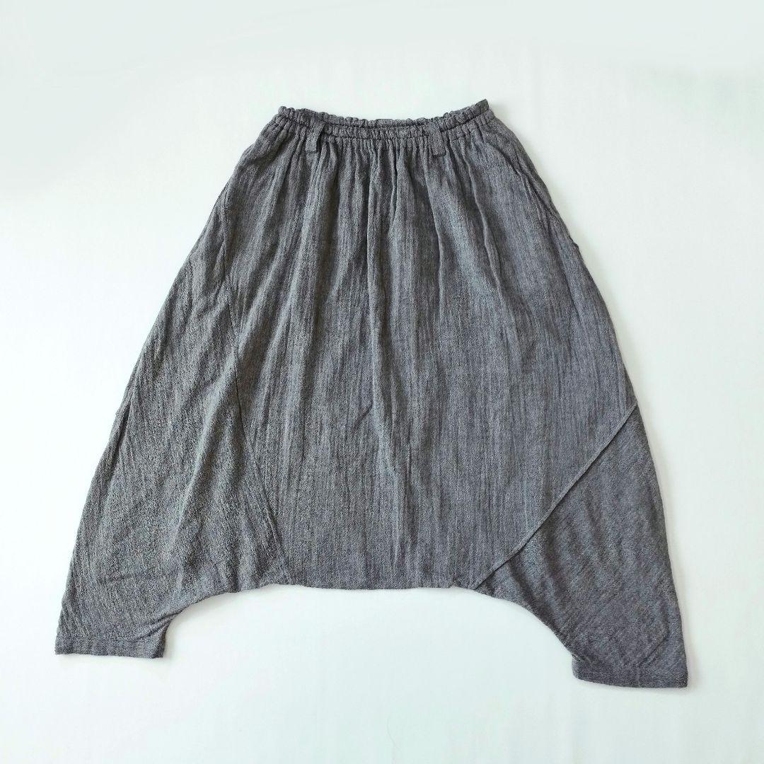 萠 MOYURU✨️サルエルパンツ やわらかコットン