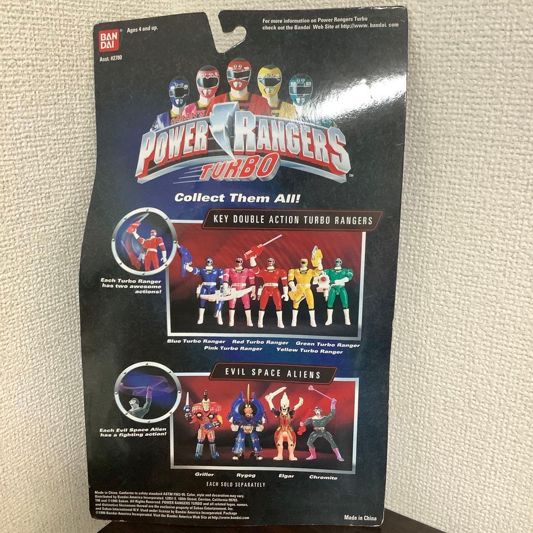 パワーレンジャー ターボ フィギュア　3体セット　激走戦隊カーレンジャー