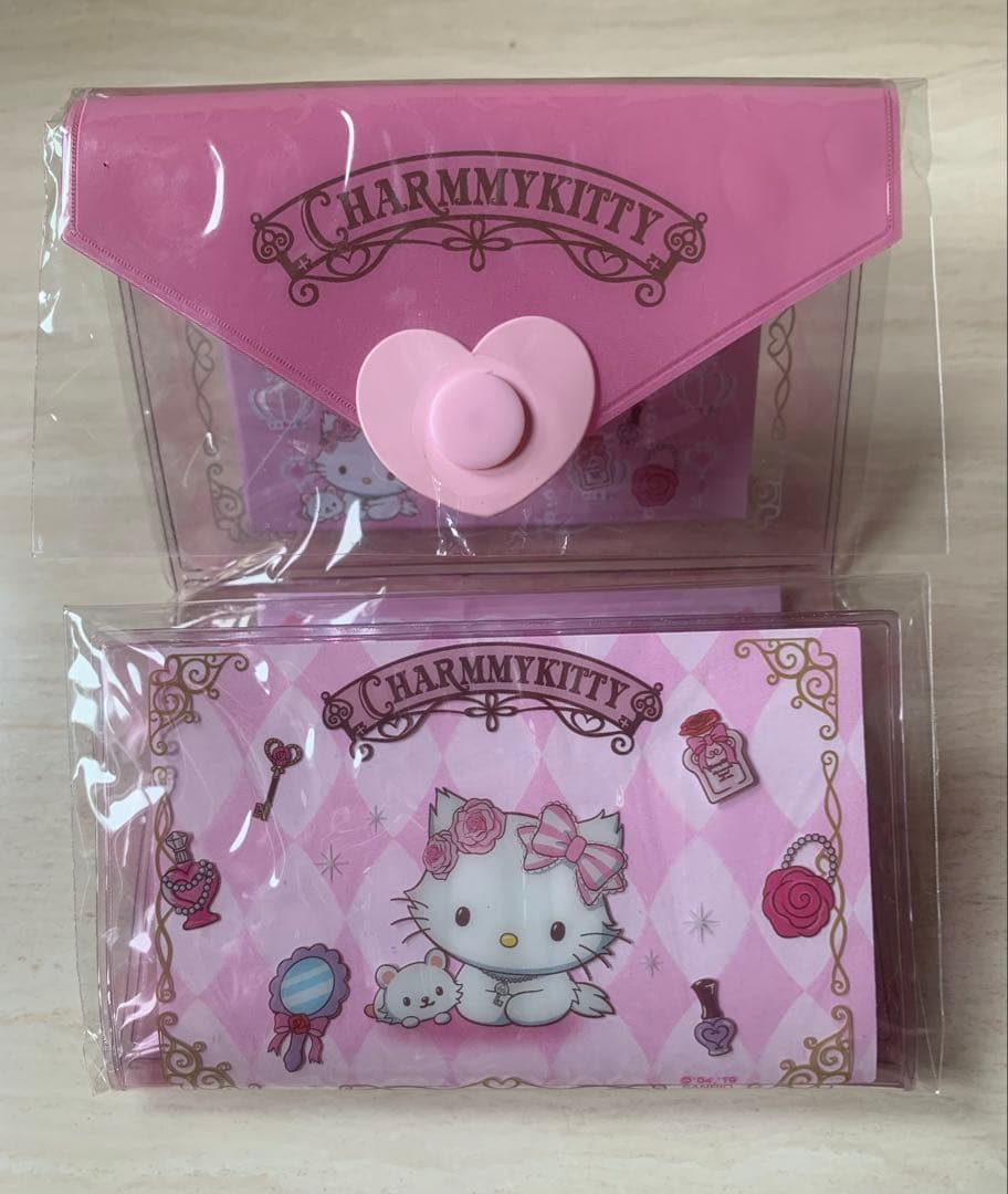 チャーミーキティ　ケース入りミニレターセット　レターセット　キティちゃん