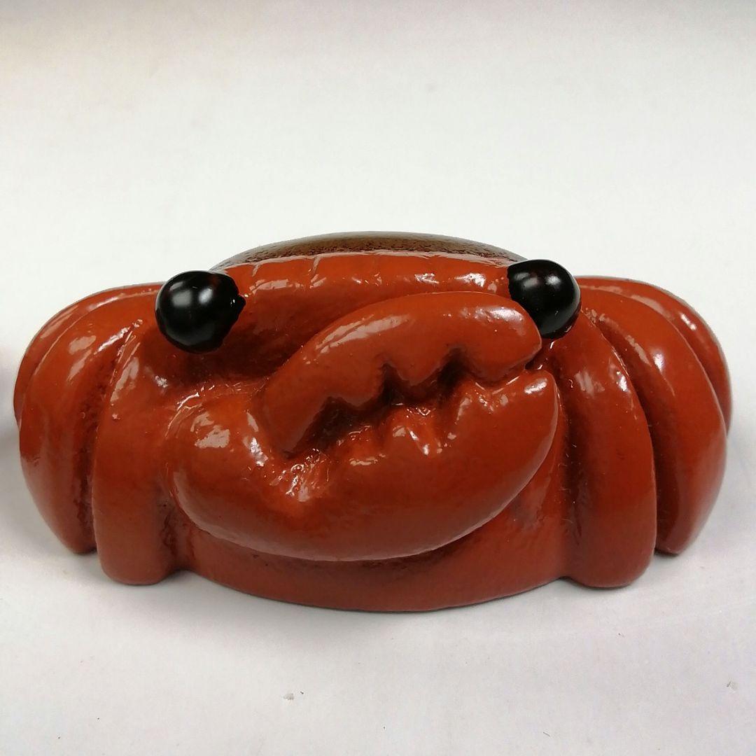 T936 香合 『蟹 香合』『山崖宗陽 作』漆塗蒔絵 共箱 茶道具