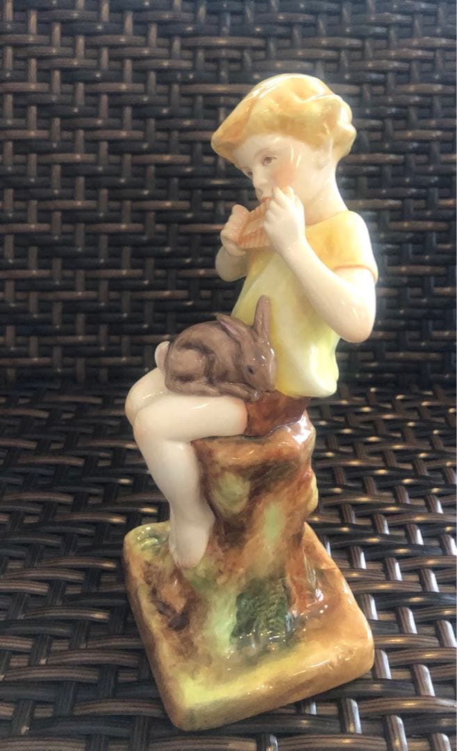 ヴィンテージ ロイヤルウースター フィギュリン ピーターパン フィギュア