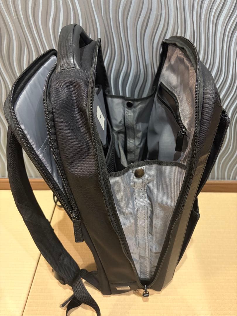 [エースジーン] ビジネスリュック コーデュラナイロン×本革 デュラテクト2