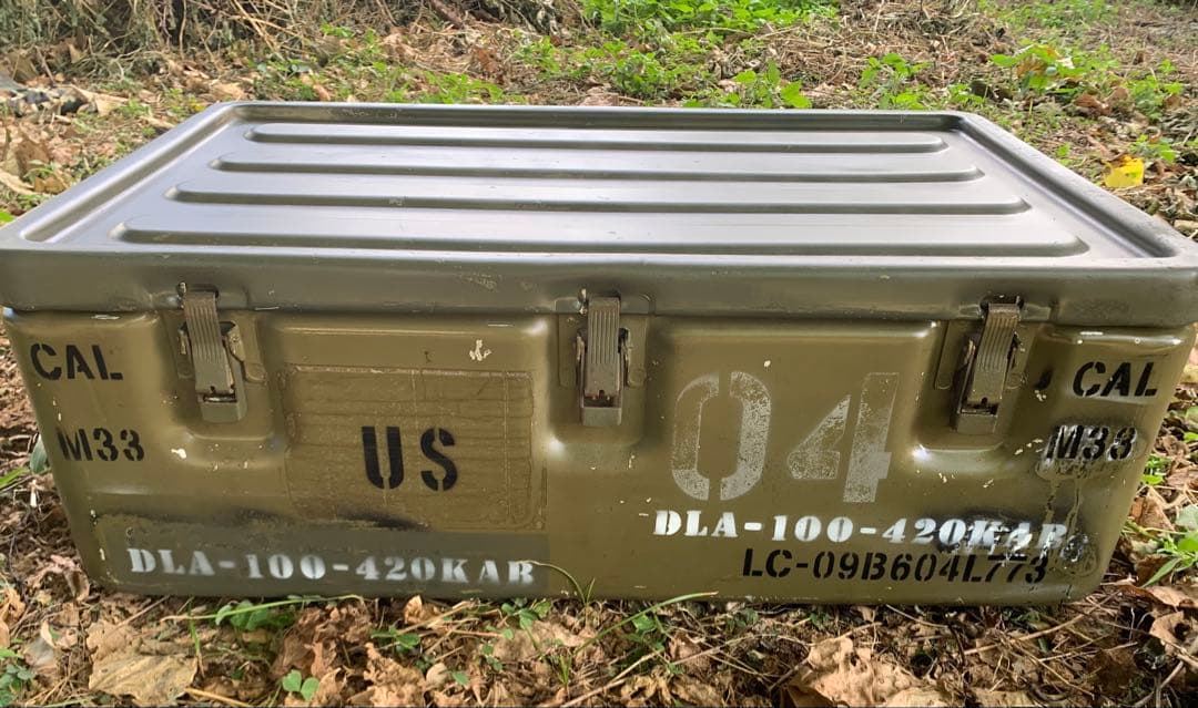 ミリタリー アルミコンテナ 米軍 払下げ 放出品 美品 アウトドア 車載 USA