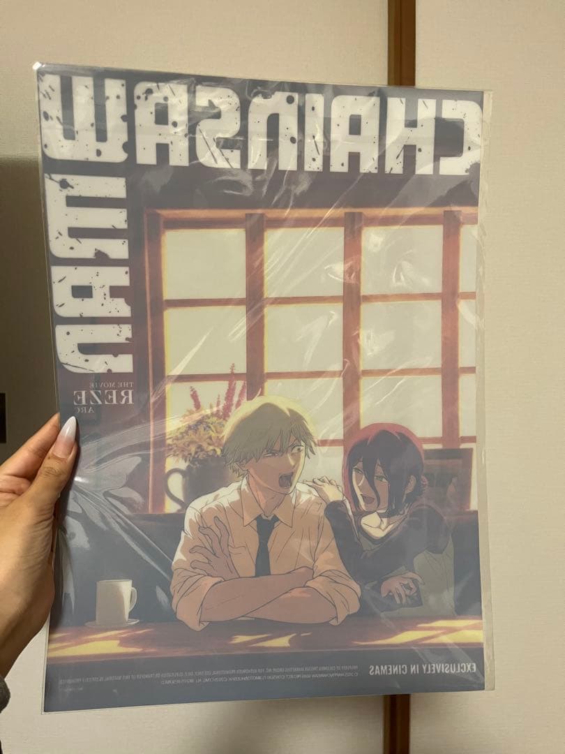 チェーンソーマン 韓国 映画 特典 レゼ A3ポスター 2枚 セット NOVELTY