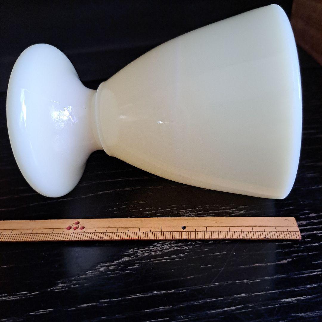 ウラン硝子 乳白 マッキータンブラー USA ファイヤーキング社 1930年