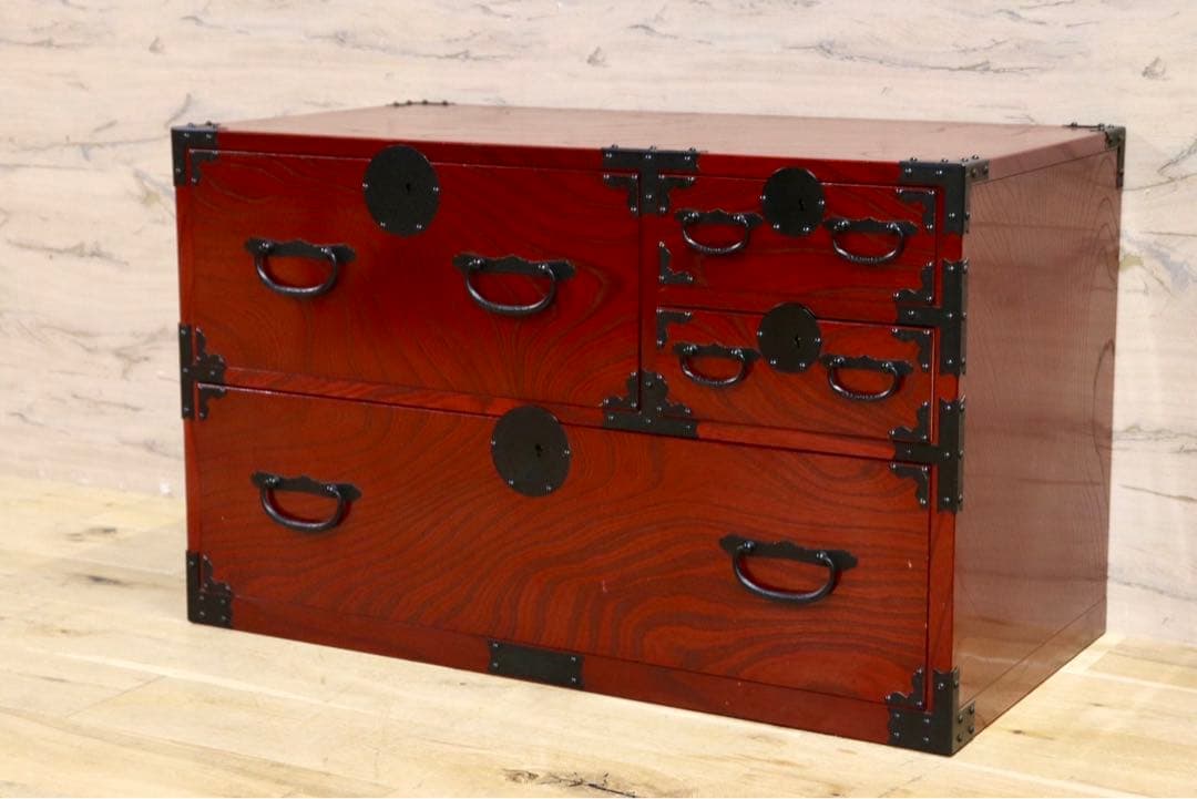 青木産業 和箪笥 くれない 箪笥 チェスト 整理タンス 和家具