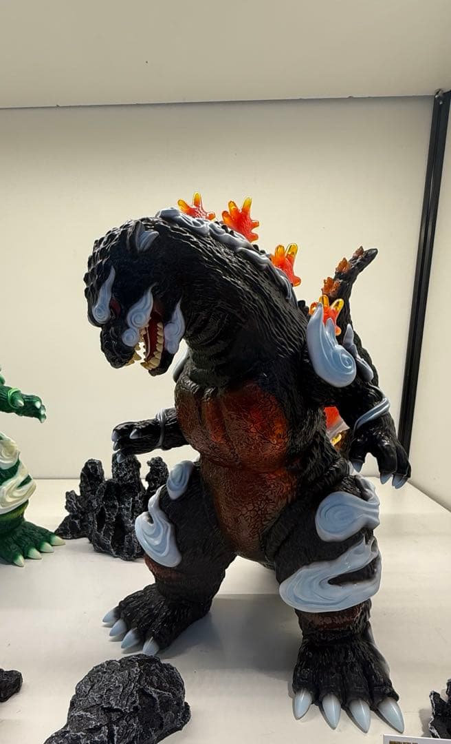 frogtree ゴジラ 1995 浮世ノ絵（黒）バーニングゴジラ フィギュア