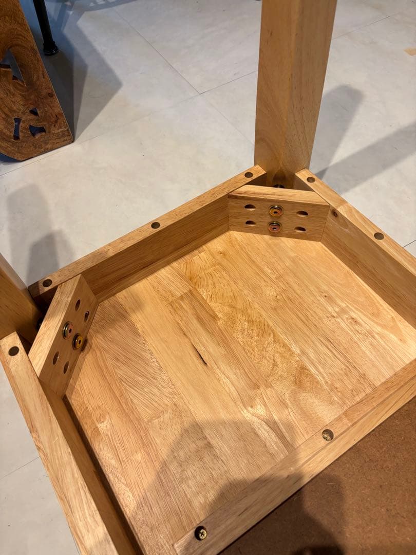 木製テーブル PCパソコンデスク 120×45cm 北欧 ホワイトUSED