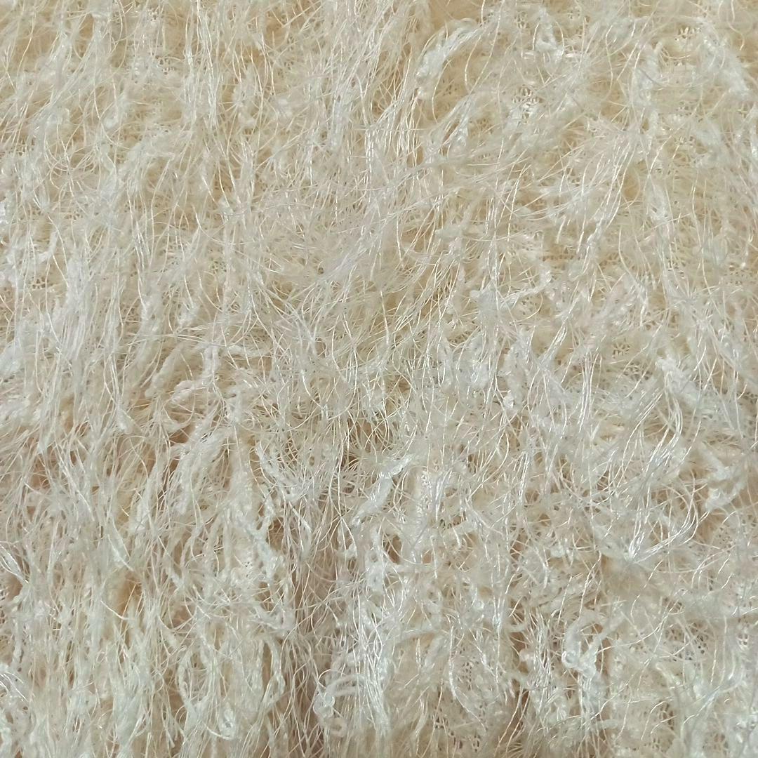 美品 Acka エーシーケーエーフリンジアメリカンスリーブトップス ペプラム