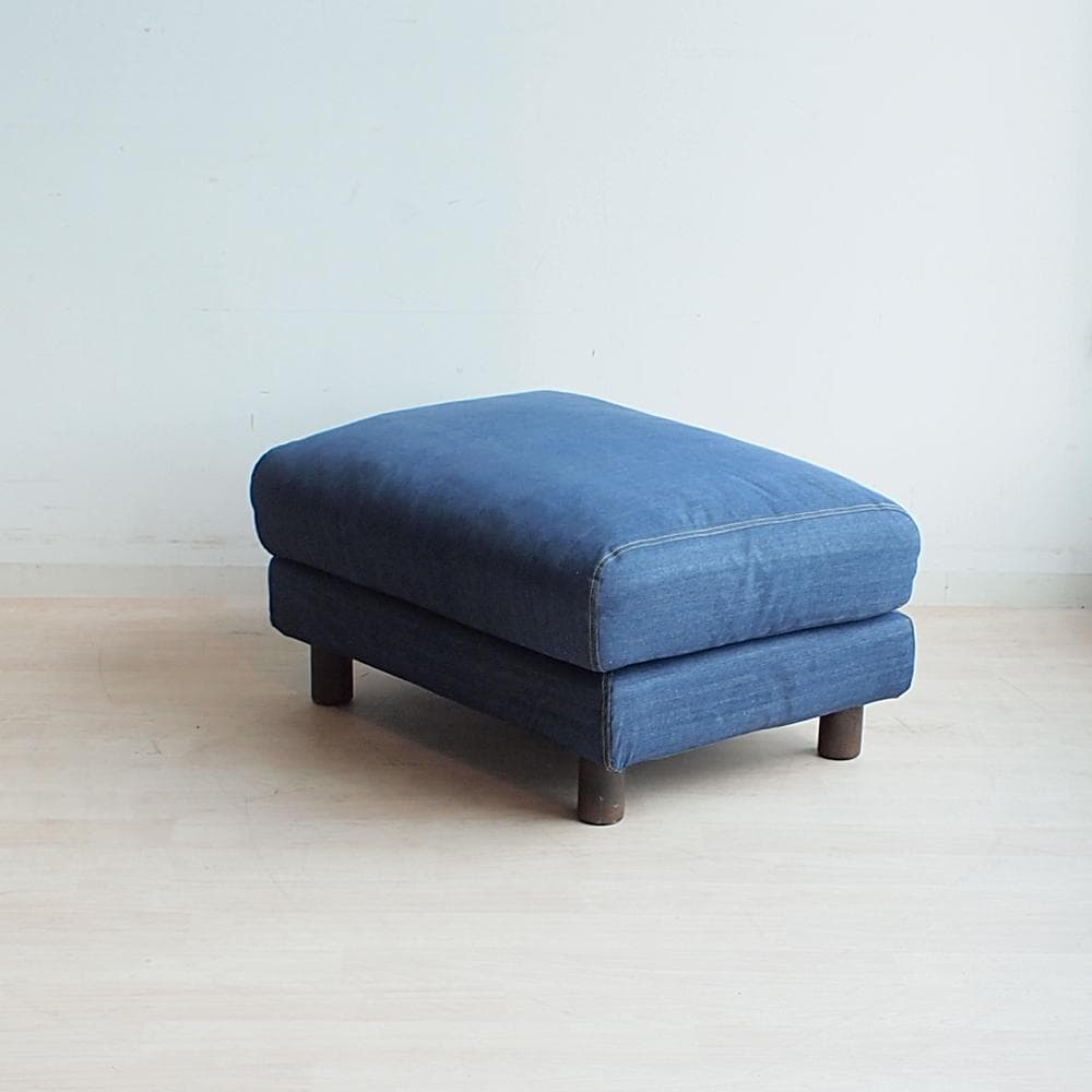 無印良品/MUJI デニム オットマン スツール ZR23997
