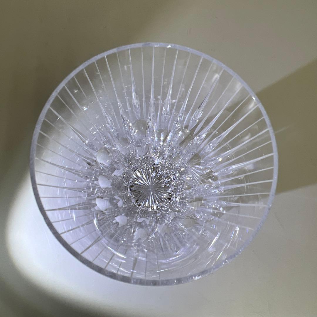 渡邉明 切子洋酒杯 共箱 高さ13.5㎝ 東Y7-0908⭐︎1F