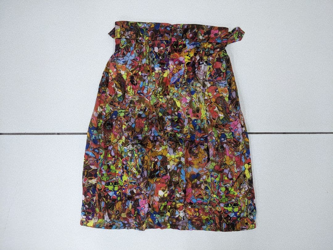 スカート DRIES VAN NOTEN ALL OVER PATTERN SKIRT
