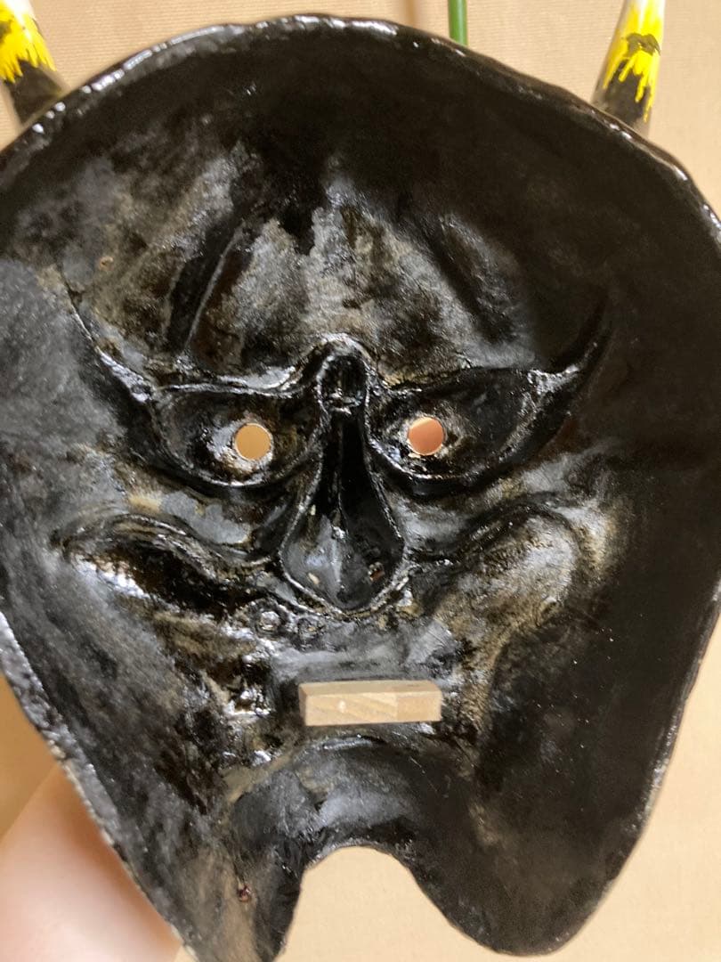 神楽面 般若 咥え面 No.45の通販はau PAY マーケット - 輸入雑貨の