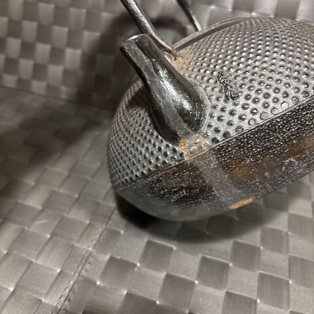 南部鉄器 鉄瓶 光雲作 約1.8L