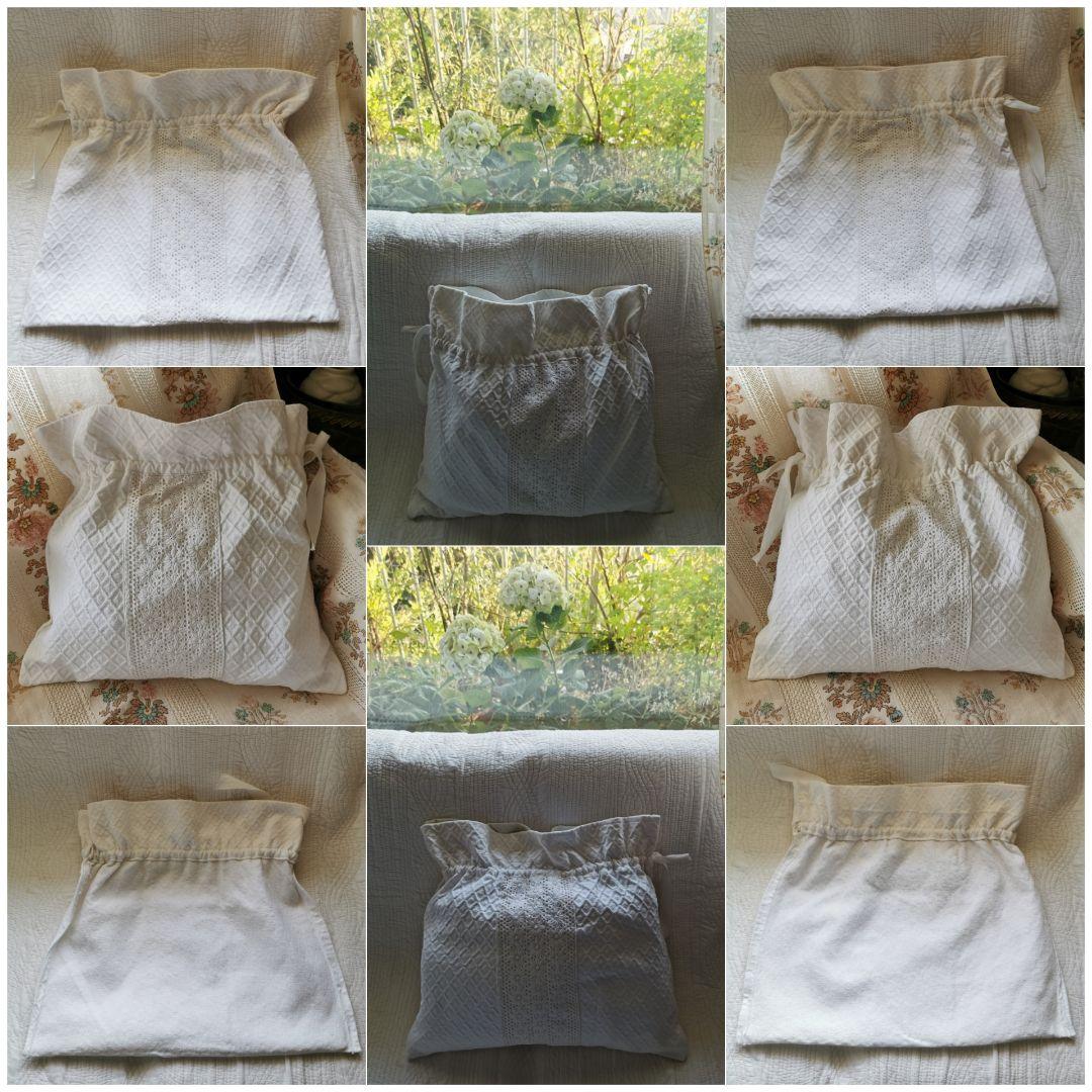 ヴィンテージ ピケドプロヴァンス ガロン花レース刺繍 菱模様織