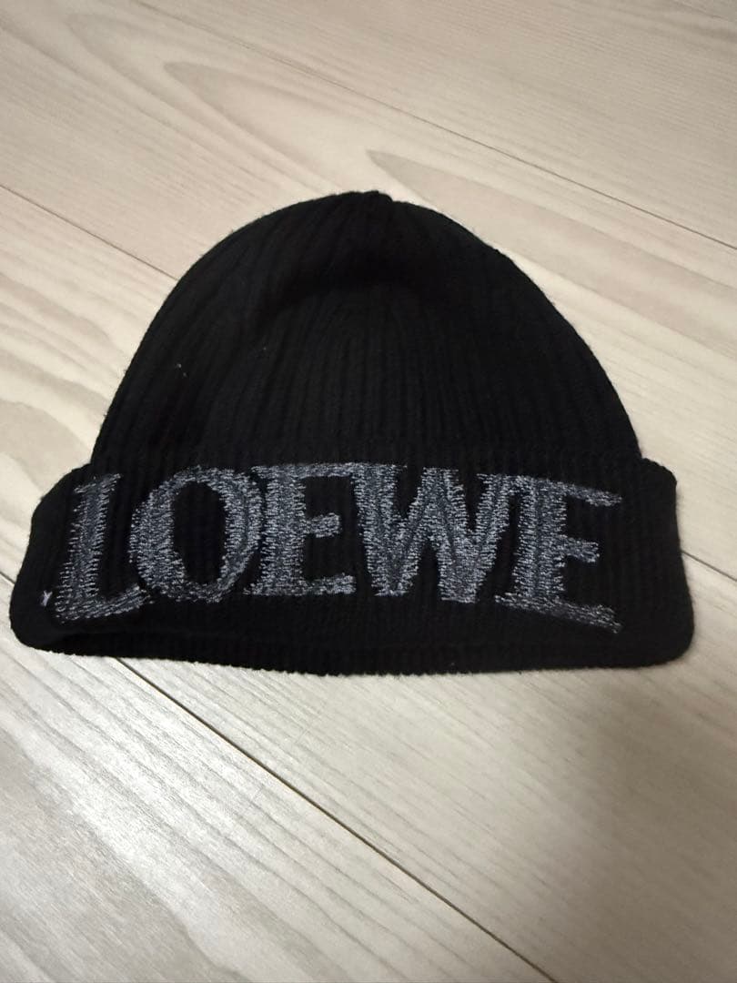 ヒ*デ様 LOEWE ブラック ニット帽 ヒ*デ様 LOEWE ブラック ニット帽 ヒ*デ様 LOEWE ブラック ニット帽