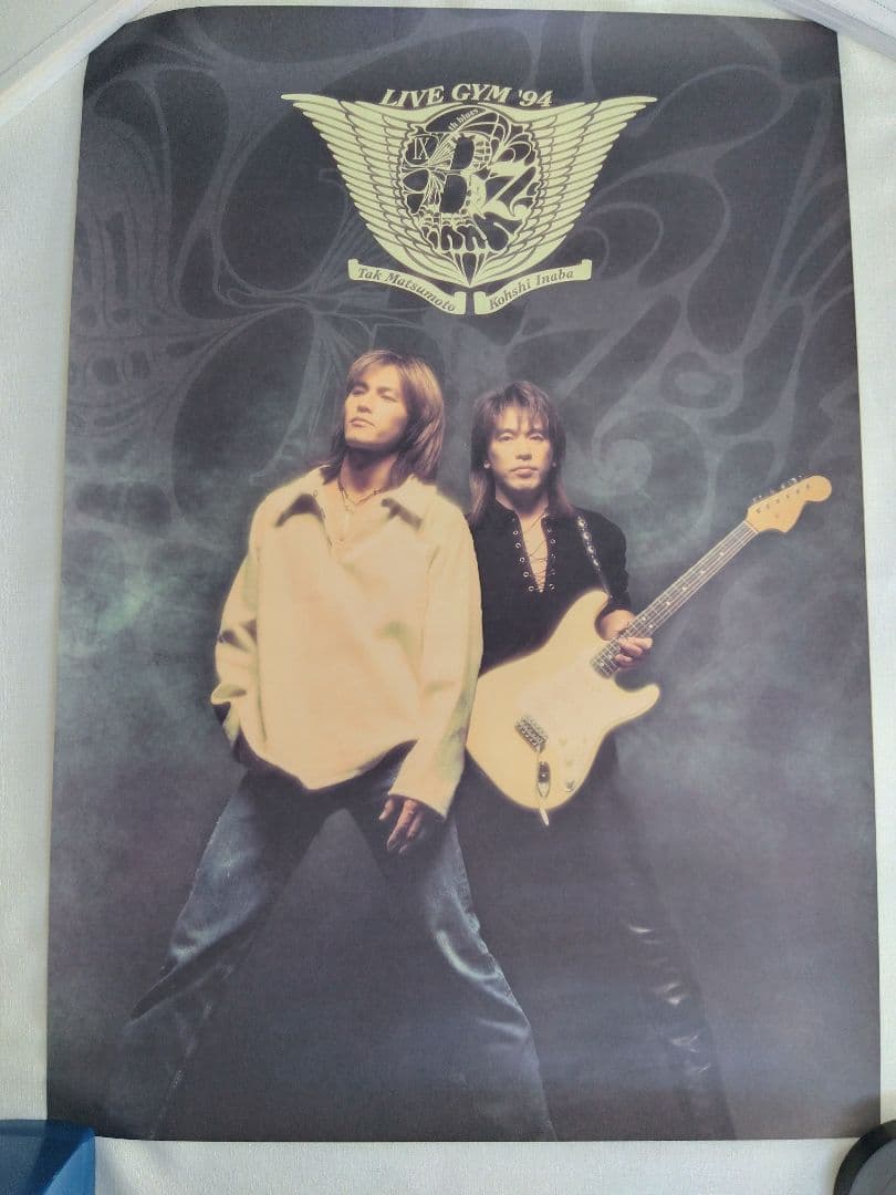 B'z LIVE GYM'94 「THE 9th BLUES 」ツアーポスター B'z LIVE GYM'94 「THE