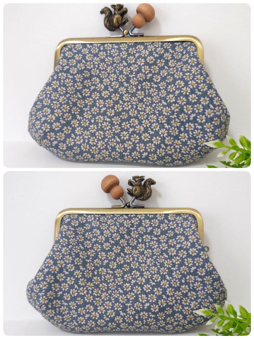 うさこ〜 リバティ リトルマーガレット がま口 ポーチ 3点