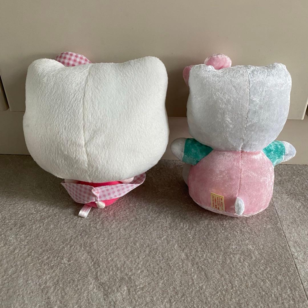 90年代物☆ハローキティ ぬいぐるみ 2体セット サンリオ ハローキティ