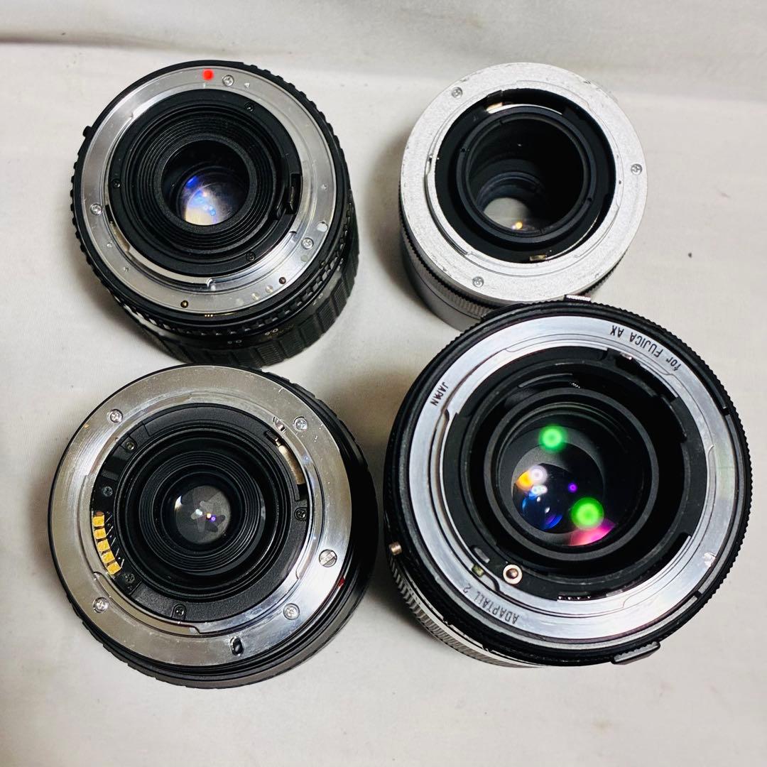 動作未確認、ジャンク】カメラレンズ 4個まとめ売りセット 京セラ