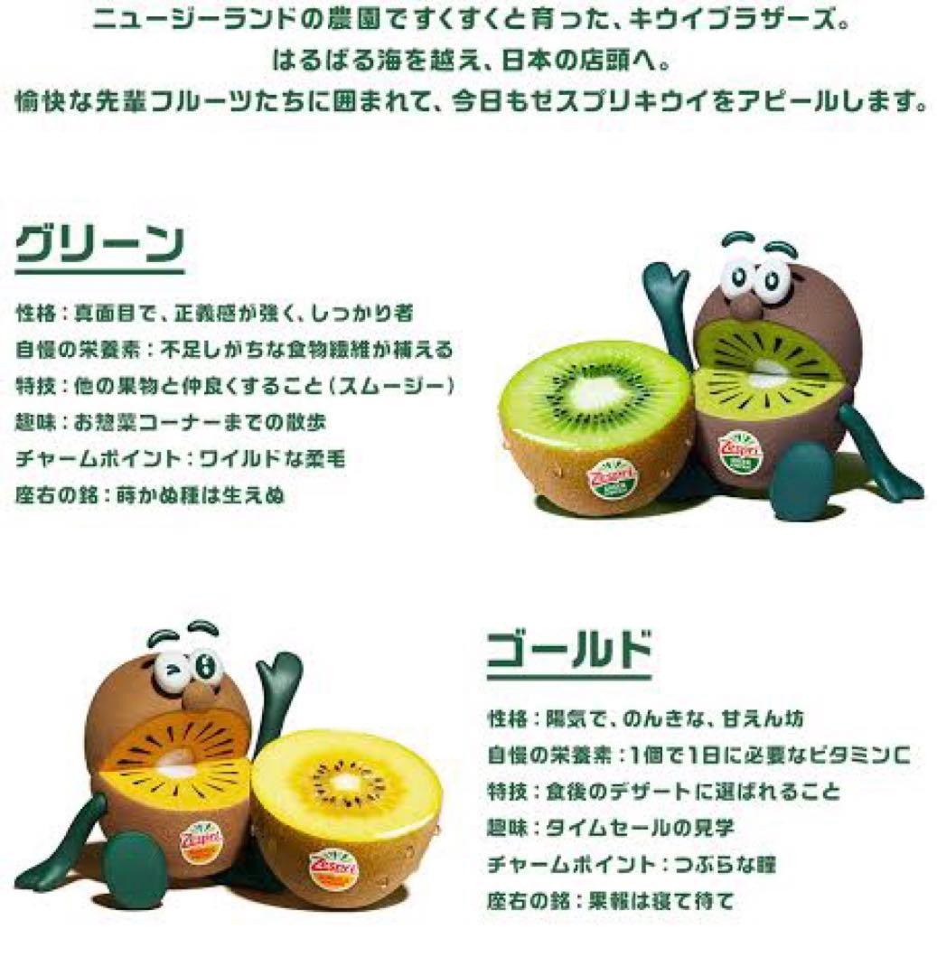 限定1セットのみ‼️】キウイブラザーズ フィギュア グリーン ゴールド