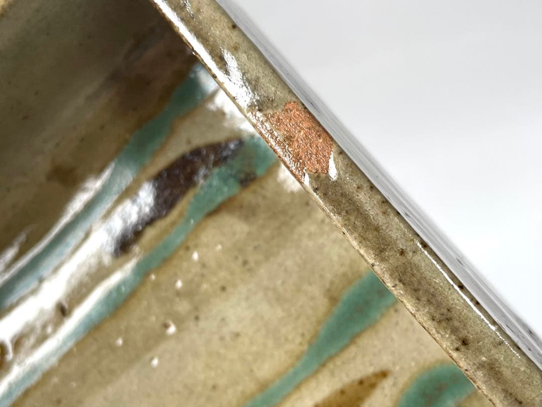 陶芸家 作者不明 濱田庄司 ？ 民芸 民藝 描文様 角皿 角鉢 四角