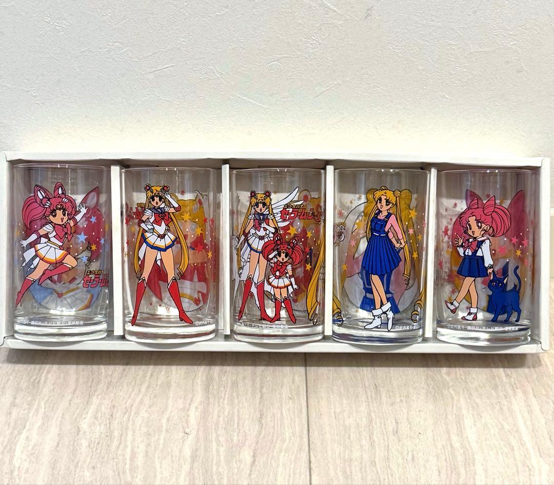 レア♡美少女戦士セーラームーン　タンブラー　グラス　コップ　ガラス