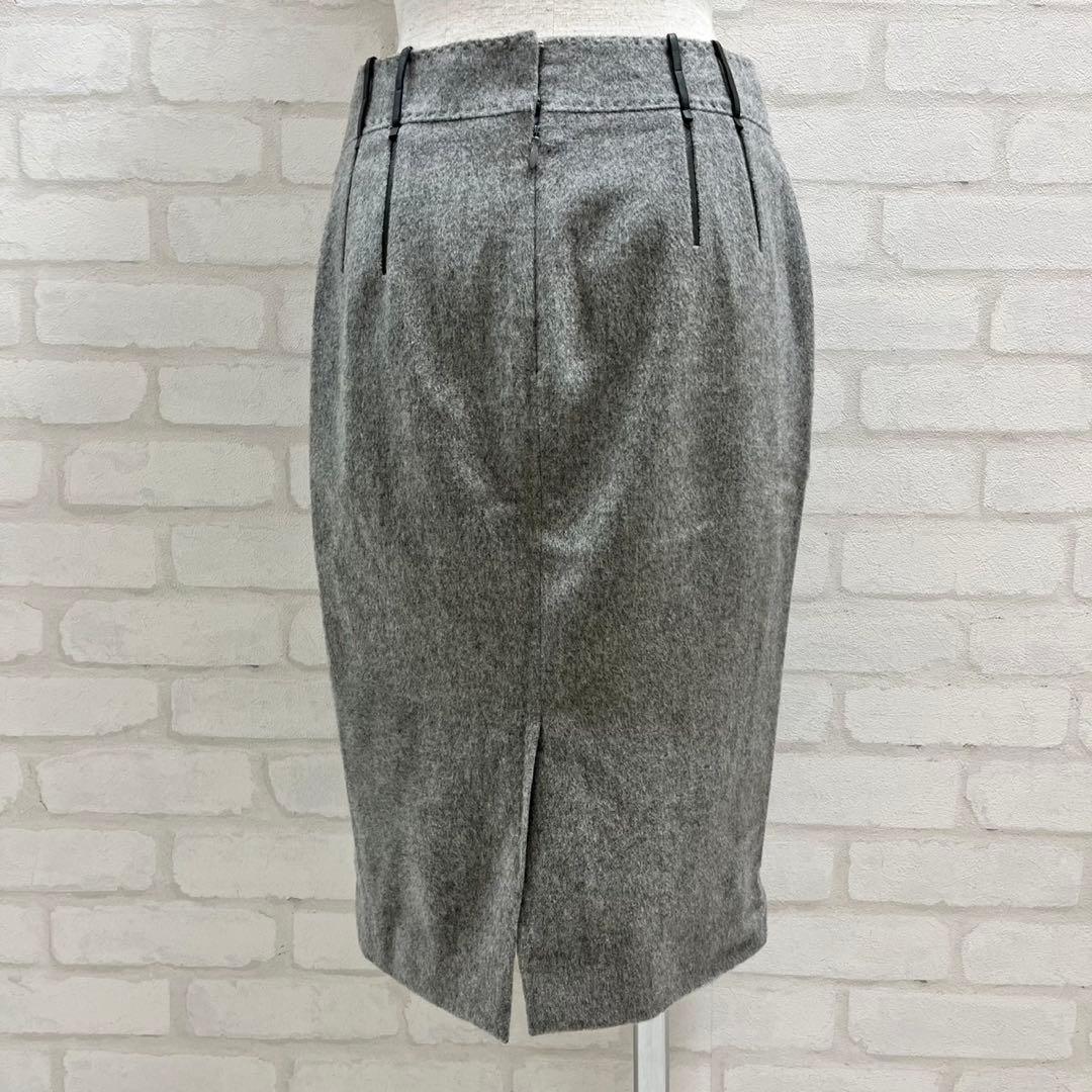 ★美品★ Loro Piana グレー タイトスカート カシミヤ イタリア製