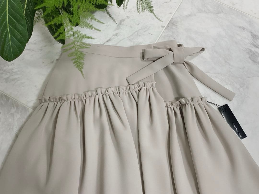 未使用★FOXEY/フォクシーギャザー切り替えスカート 38