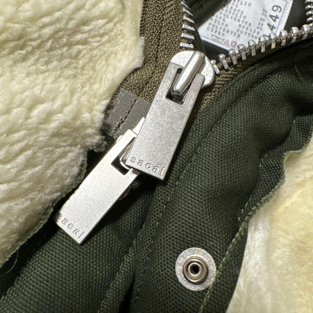 sacai ドッキングコート