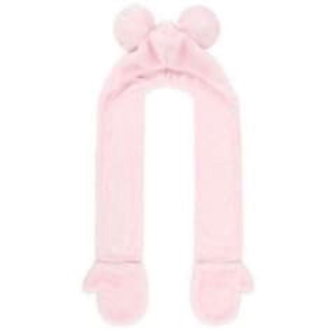 ディズニー マフラーキャップ ピンク - メルカリ