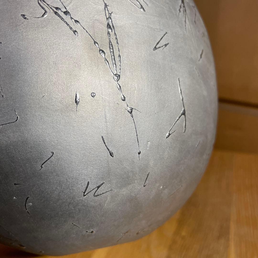 内田鋼一　銀彩ボウル　箱なし