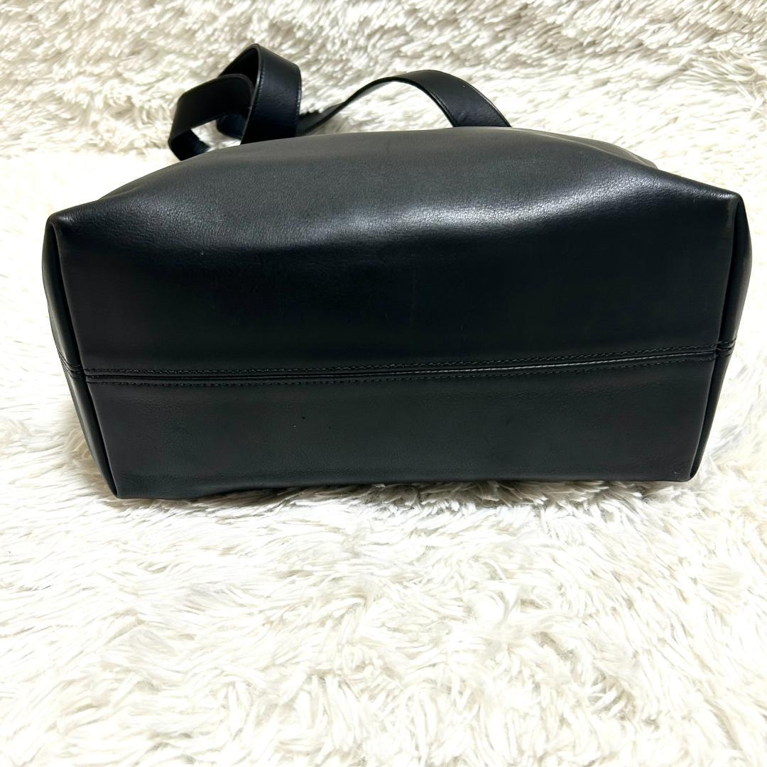 美品 COACH オールドコーチ ４１４０トートバッグ 黒 ゴールド金具 上質