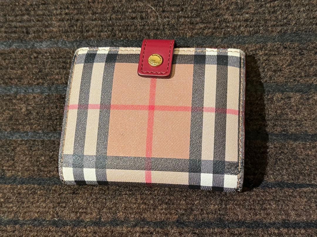 Burberry チェック柄 二つ折り財布
