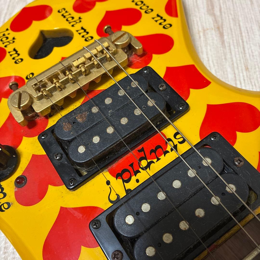 （ジャンク品）hide イエローハート　ギター