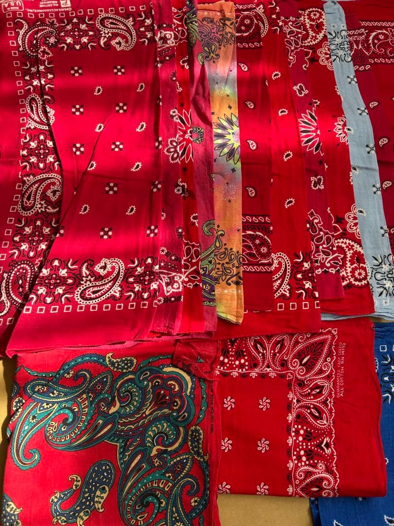 jmrx67さん専用 80s 90s アメリカ製バンダナ 40枚セット