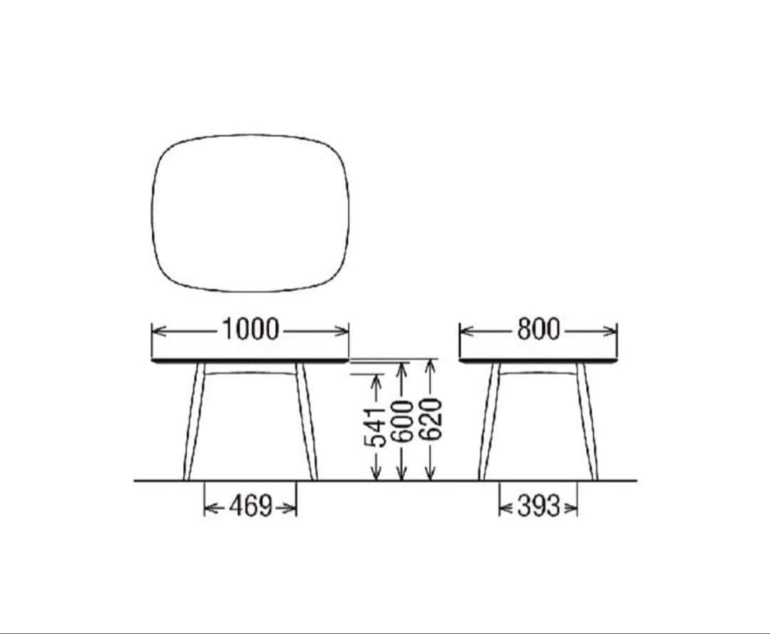 送料あるためこの値段でよろしく カリモク60 Dテーブル