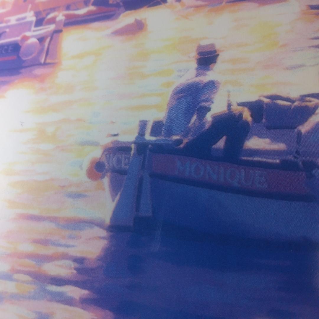 笹倉鉄平　ヴィルフランシュ　中古　大判額装アートポスター