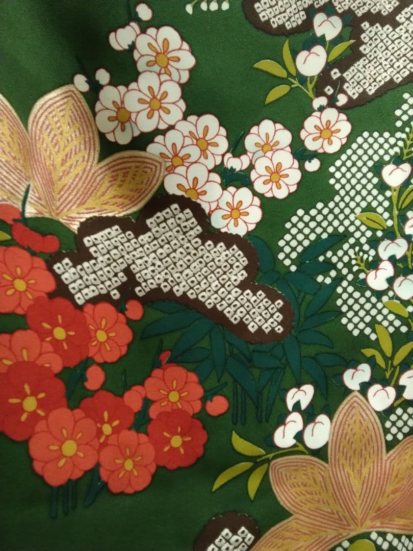 お値下】振袖フルセット、正絹成人式、重ね衿、帯揚げ帯締め、西陣袋帯