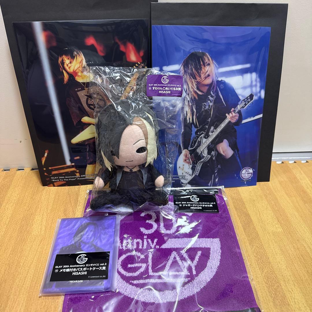 GLAY 30th Anniversary 1番くじ HISASHI5点セット