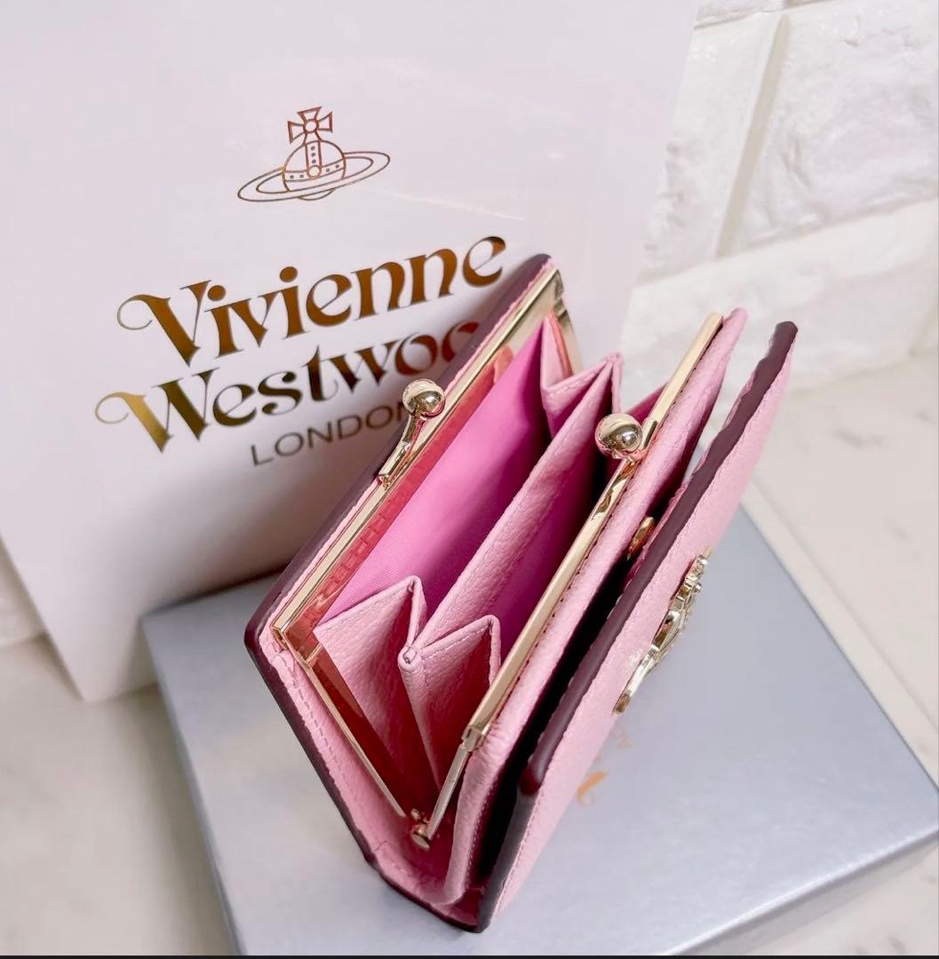 最新作◇高級感】ヴィヴィアン・ウエストウッド オーブ 二つ折り財布