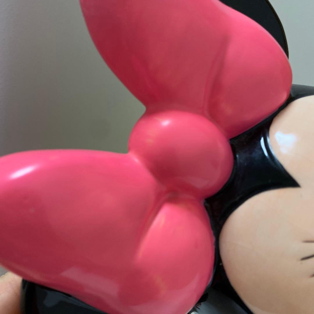 ミニー 陶器 アンティーク 貯金箱