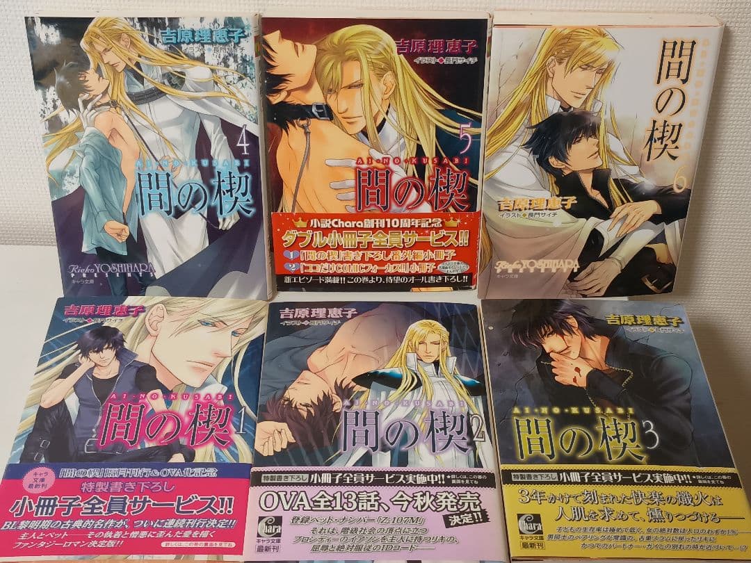 間の楔 クリスタル文庫全6巻 キャラ文庫全6巻 クサビ同人ワールド