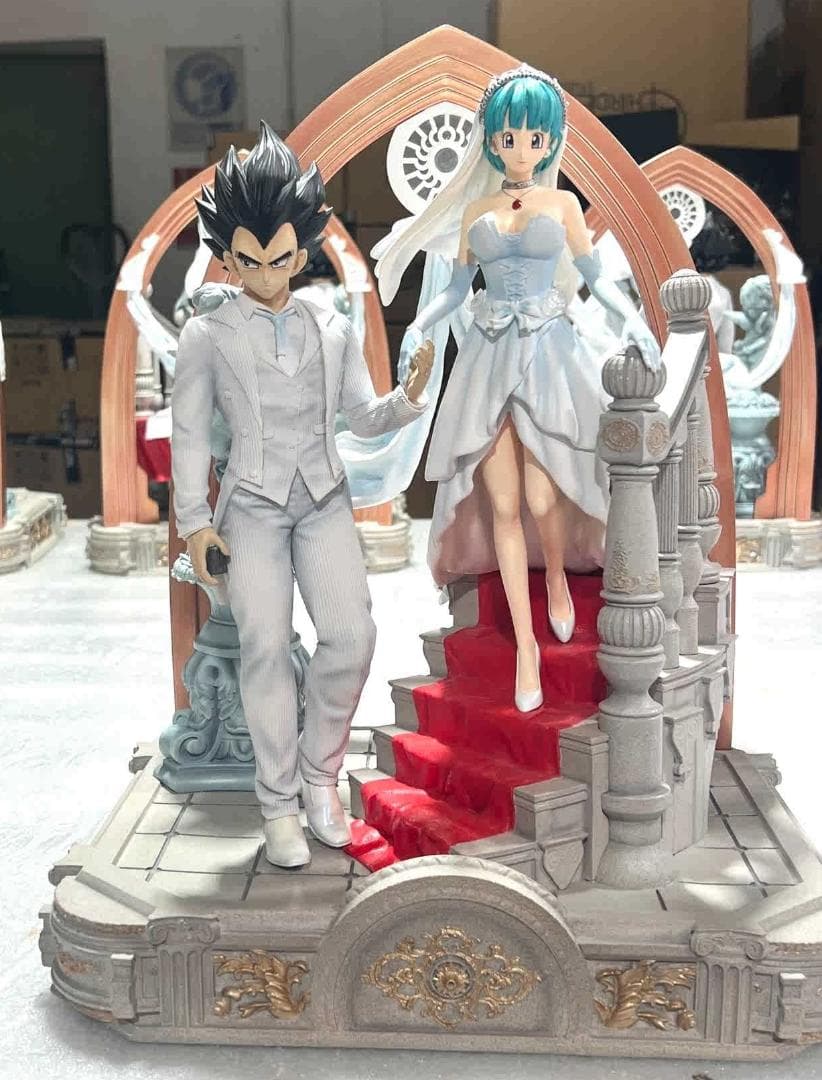 ドラゴンボール ベジータ ブルマ フィギュア ガレージキット 1/6