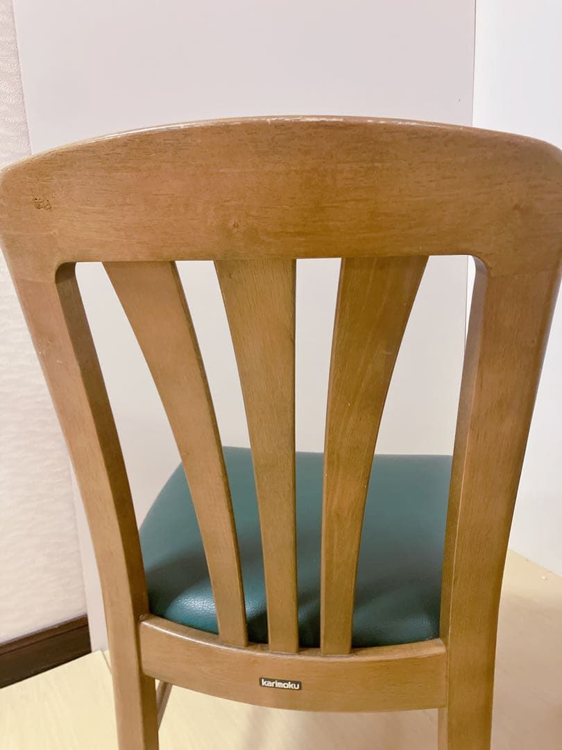 karimoku カリモク ダイニングチェア 2脚セット 木製チェア 椅子・チェア