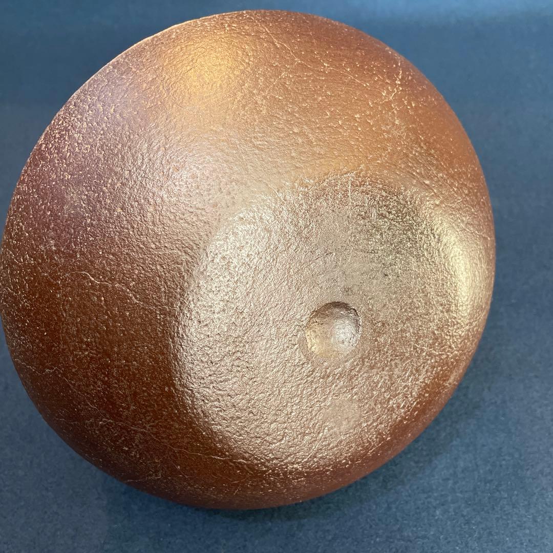 茶道具【菊地正直】(造)の「鵬雲斎」(好)『ツボツボ紋青海波釜』※南鐐